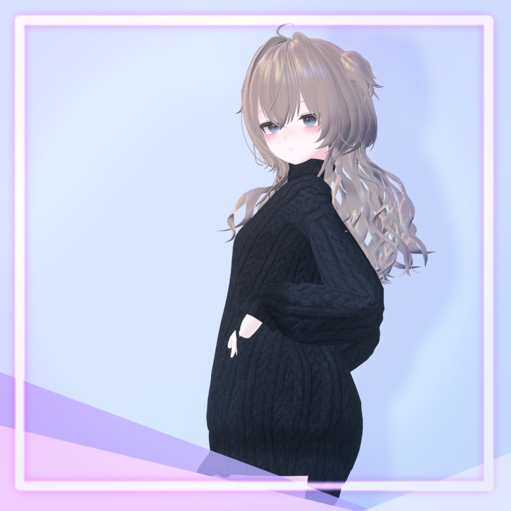 くるくるくらげうるふ【20アバター対応髪型】