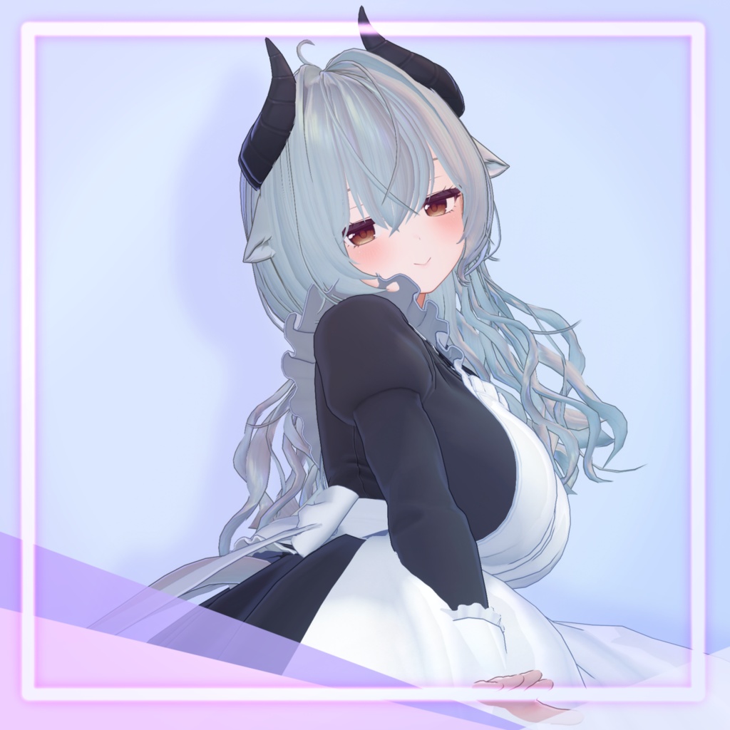 くるくるくらげうるふ【20アバター対応髪型】