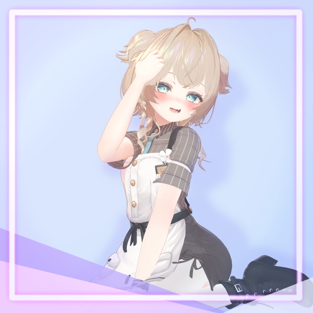 くるくるくらげうるふ【20アバター対応髪型】