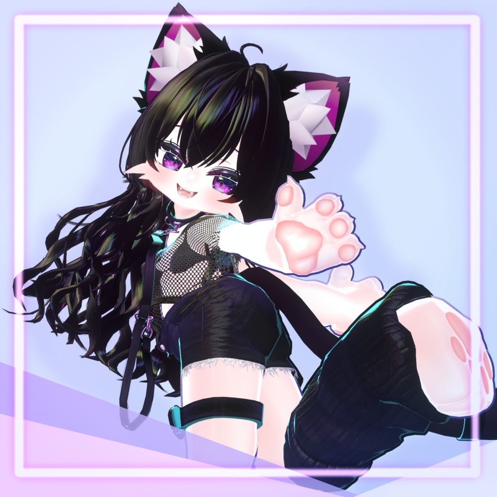 くるくるくらげうるふ【20アバター対応髪型】