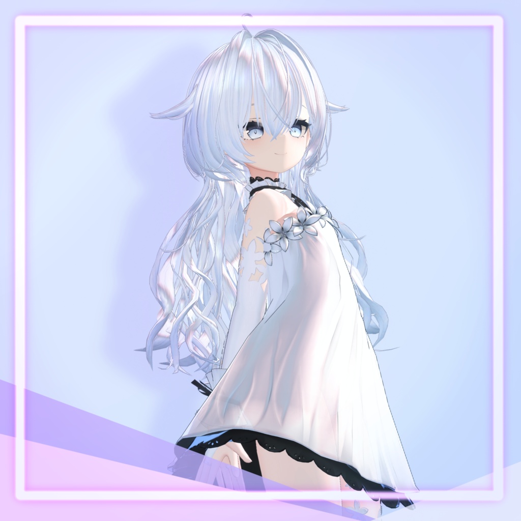 くるくるくらげうるふ【20アバター対応髪型】