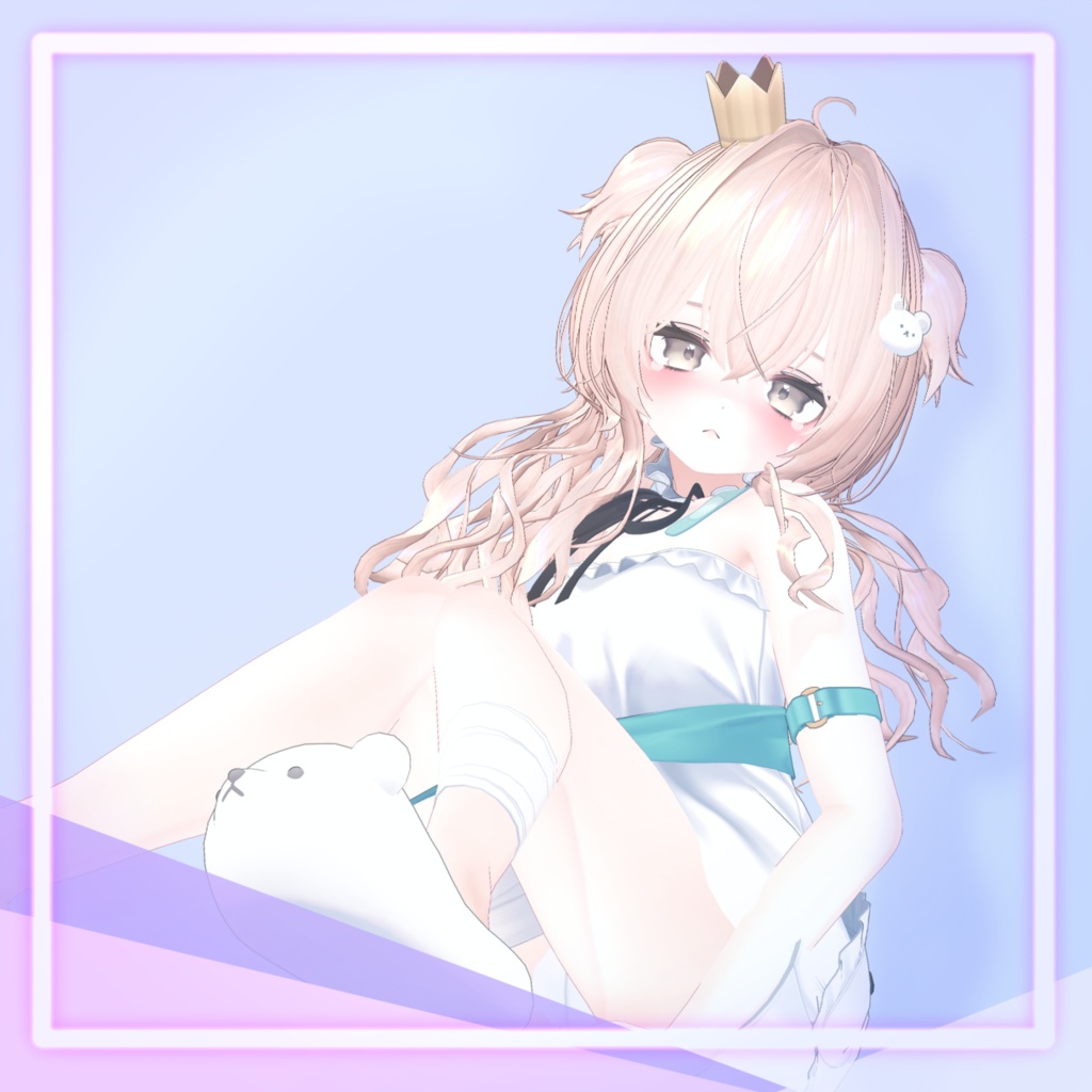 くるくるくらげうるふ【20アバター対応髪型】