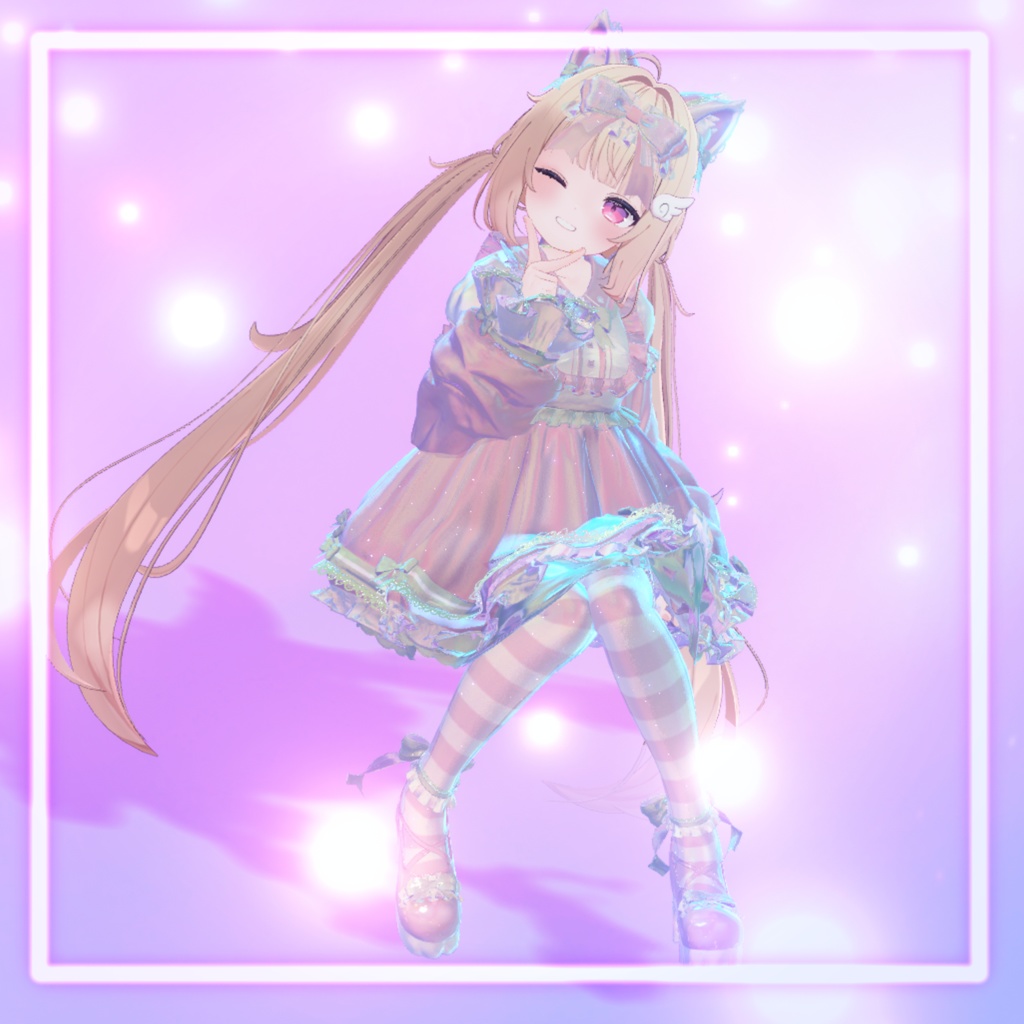 【23アバター対応】Meow×2 dolly dream【みゃう×2どーりぃどりーむ】