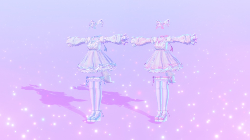 【23アバター対応】Meow×2 dolly dream【みゃう×2どーりぃどりーむ】
