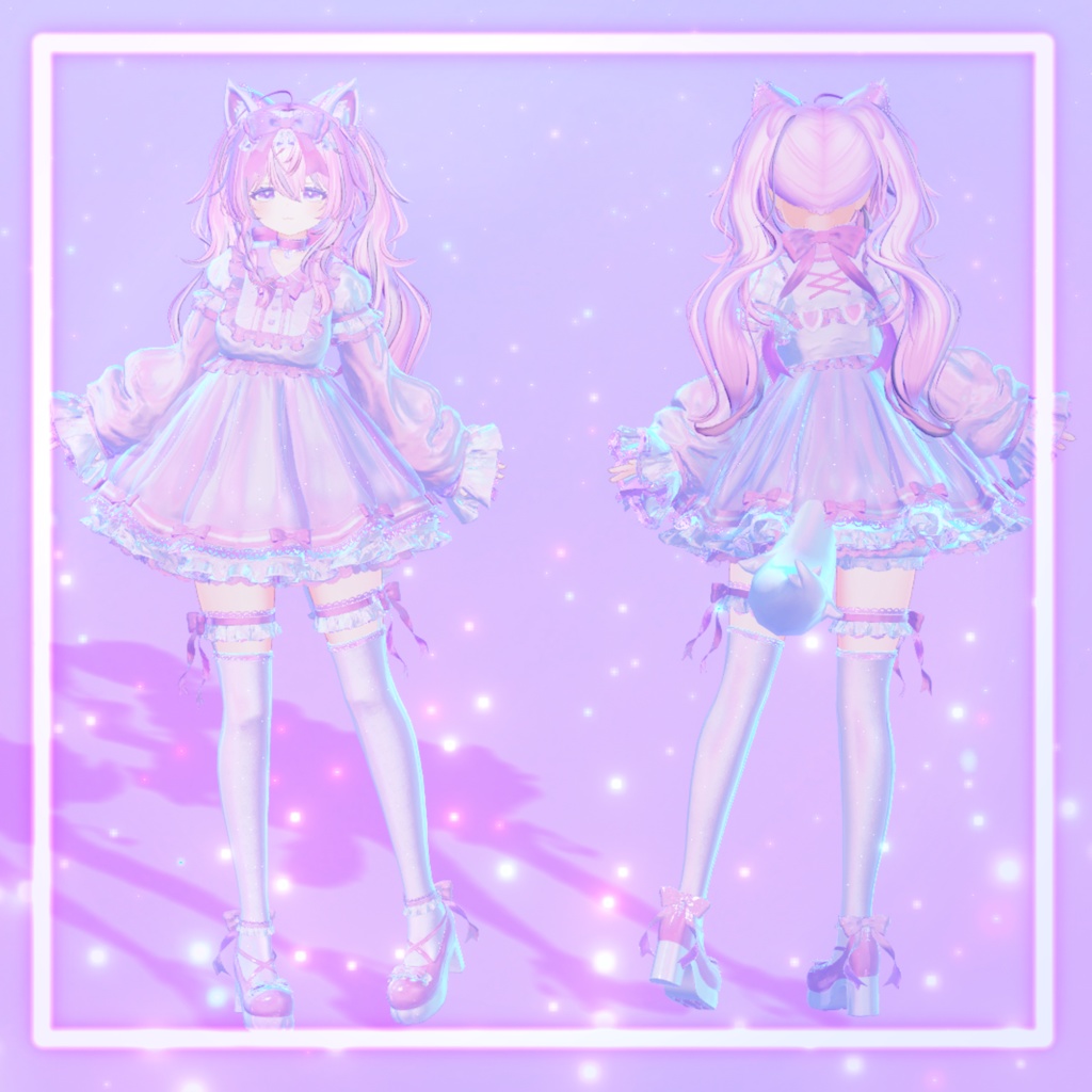 【23アバター対応】Meow×2 dolly dream【みゃう×2どーりぃどりーむ】