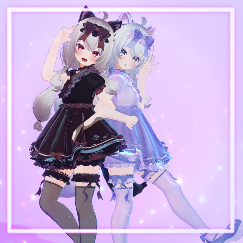【23アバター対応】Meow×2 dolly dream【みゃう×2どーりぃどりーむ】