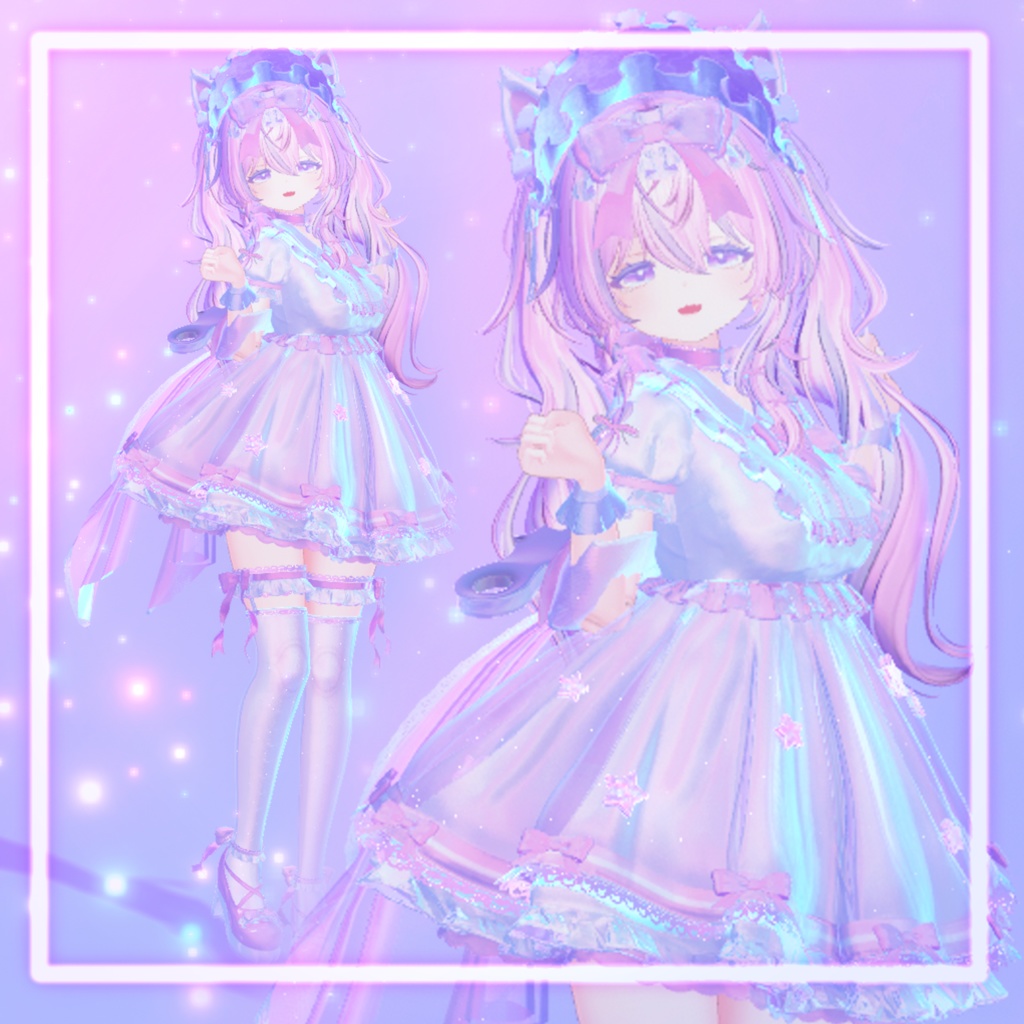 【23アバター対応】Meow×2 dolly dream【みゃう×2どーりぃどりーむ】