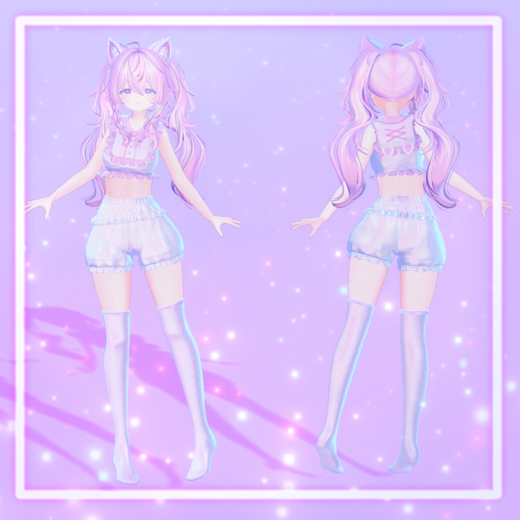 【23アバター対応】Meow×2 dolly dream【みゃう×2どーりぃどりーむ】