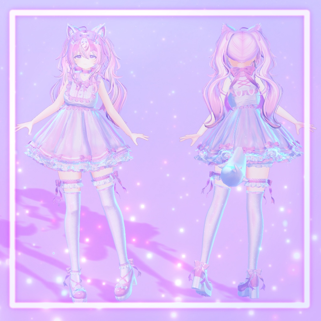 【23アバター対応】Meow×2 dolly dream【みゃう×2どーりぃどりーむ】