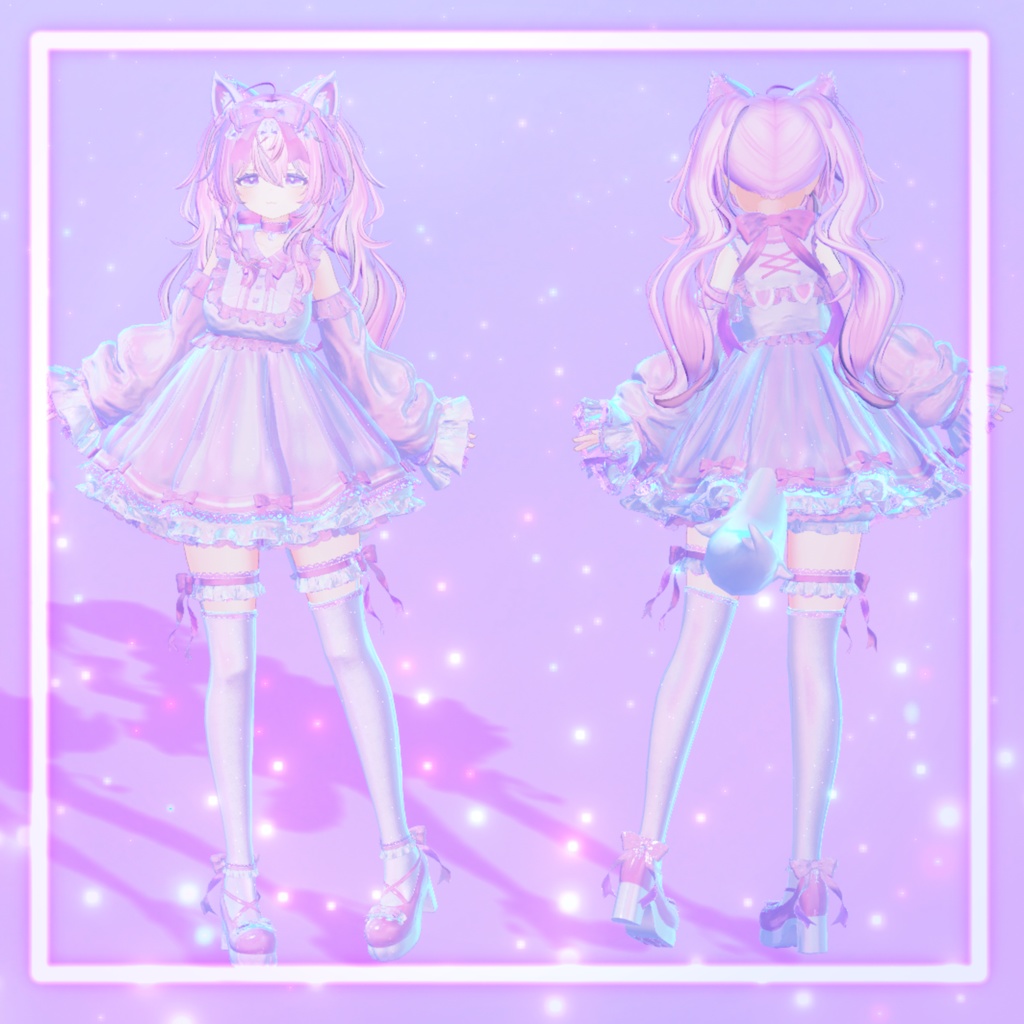 【23アバター対応】Meow×2 dolly dream【みゃう×2どーりぃどりーむ】