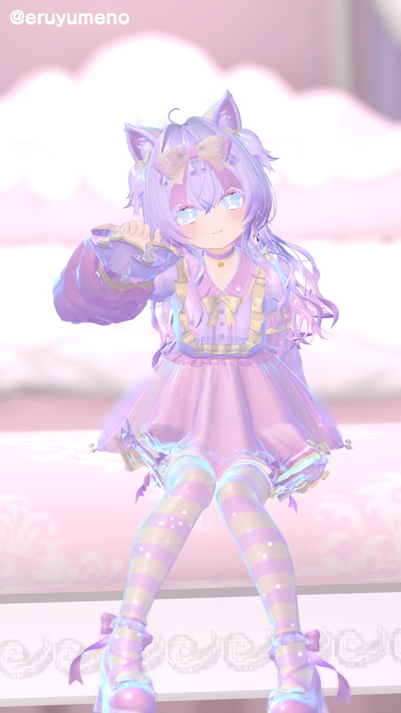 【23アバター対応】Meow×2 dolly dream【みゃう×2どーりぃどりーむ】