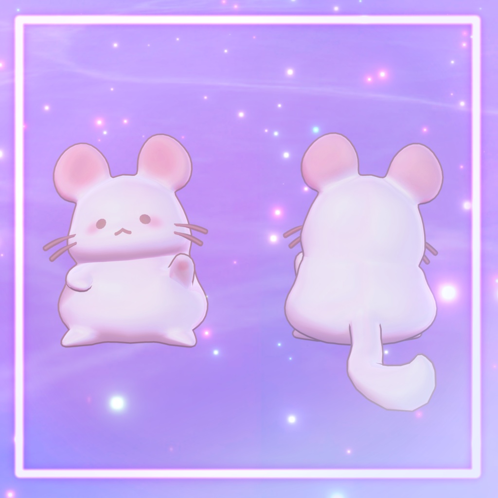 【オリジナル3Dモデル】もちちら -mochichira-【アクセサリー版同梱】