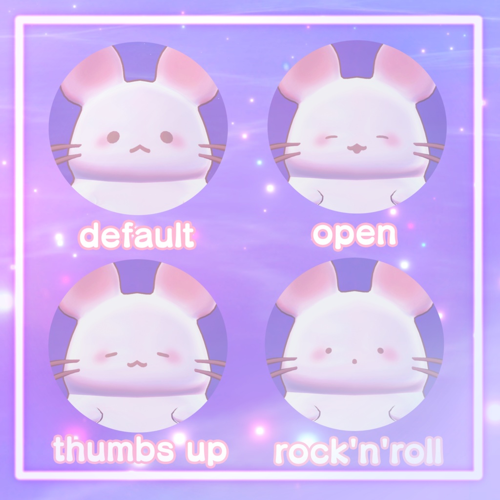 【オリジナル3Dモデル】もちちら -mochichira-【アクセサリー版同梱】