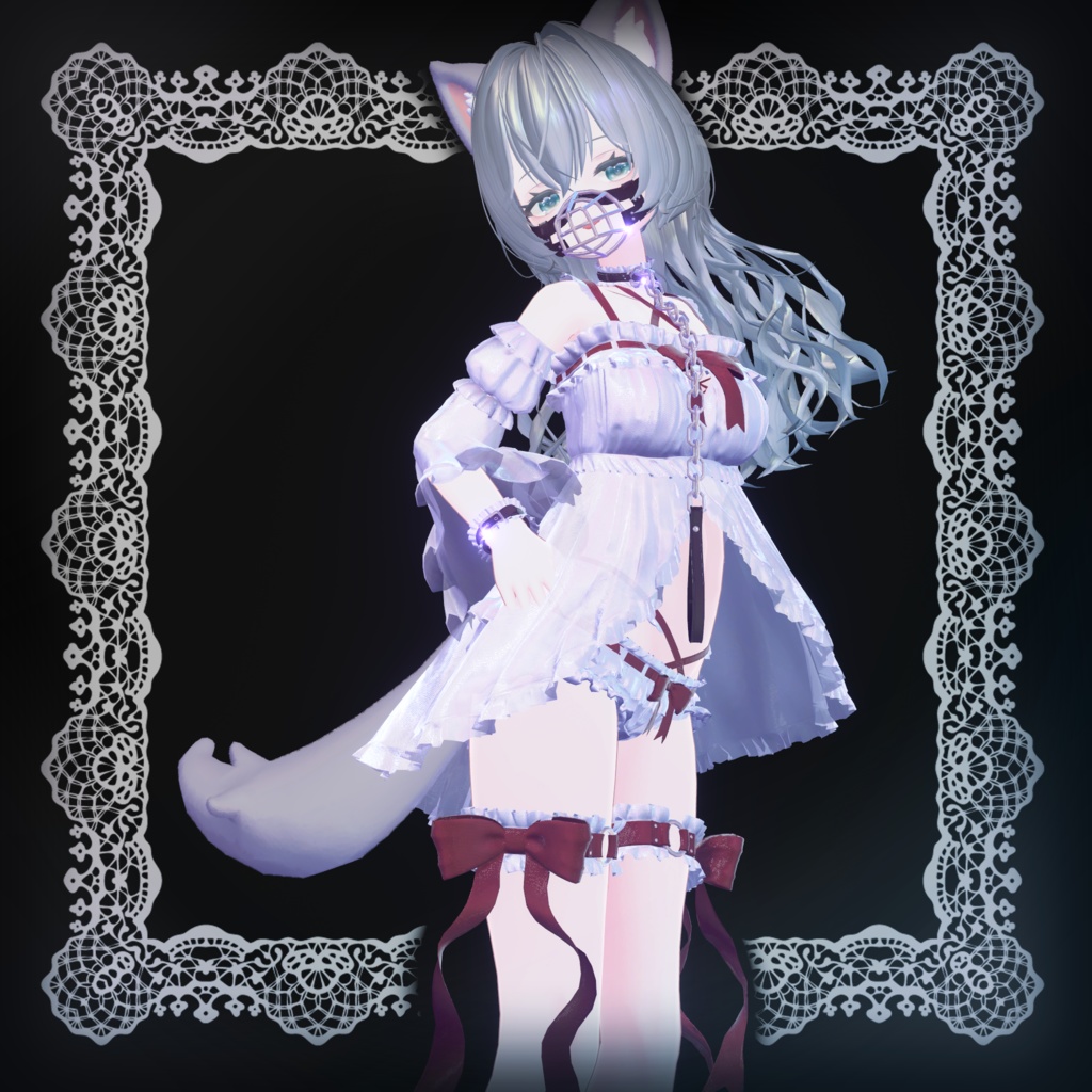 【12アバター対応】Crimson lupus【クリムゾン ルプス】