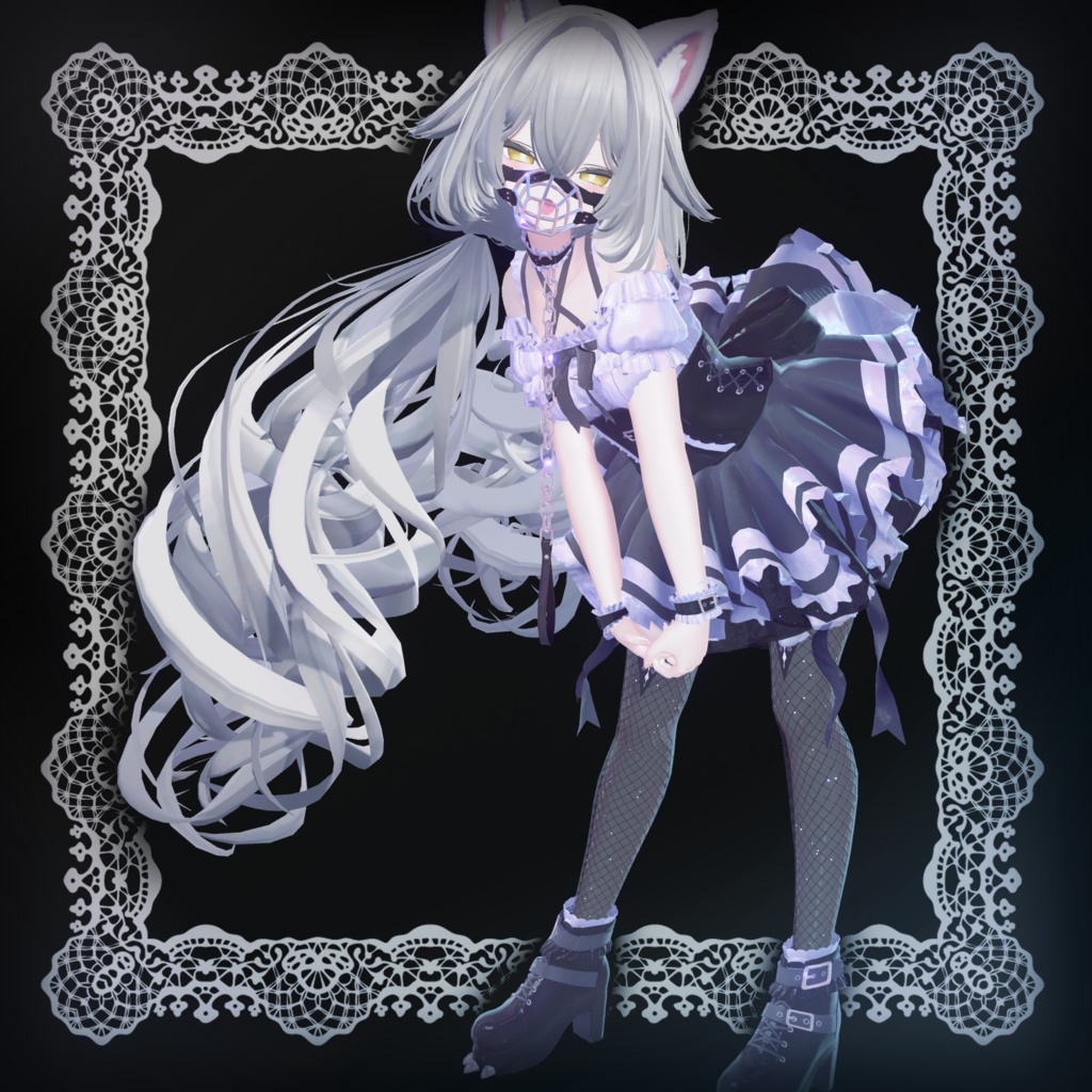 【12アバター対応】Crimson lupus【クリムゾン ルプス】