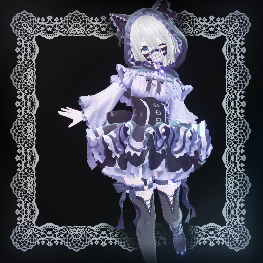 【12アバター対応】Crimson lupus【クリムゾン ルプス】