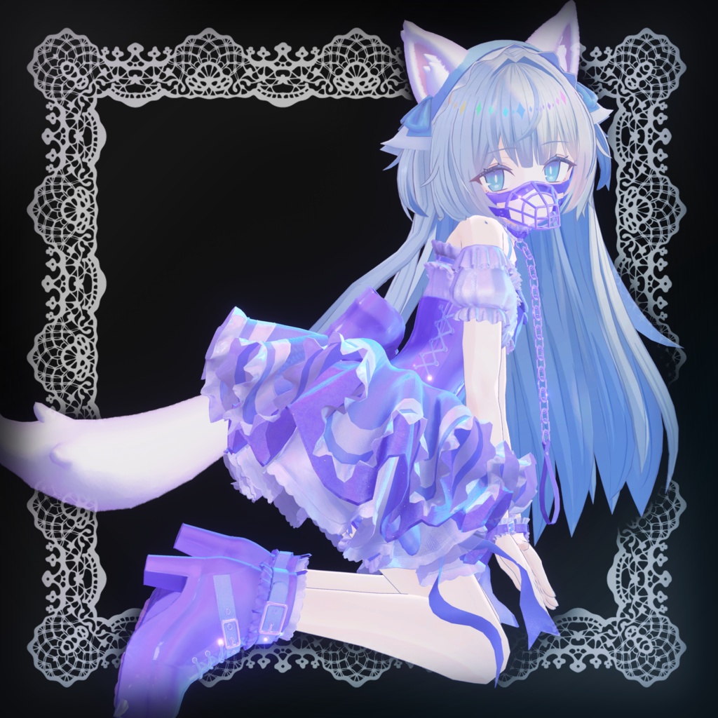 【12アバター対応】Crimson lupus【クリムゾン ルプス】