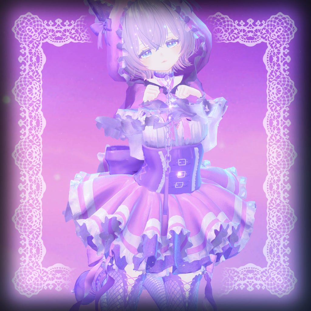 【12アバター対応】Crimson lupus【クリムゾン ルプス】