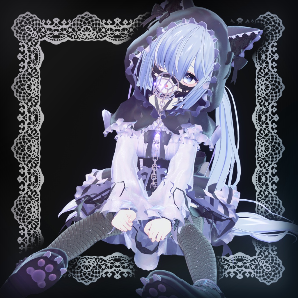 【12アバター対応】Crimson lupus【クリムゾン ルプス】