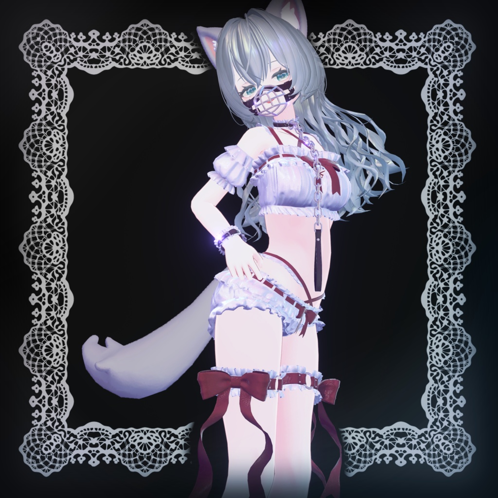 【12アバター対応】Crimson lupus【クリムゾン ルプス】