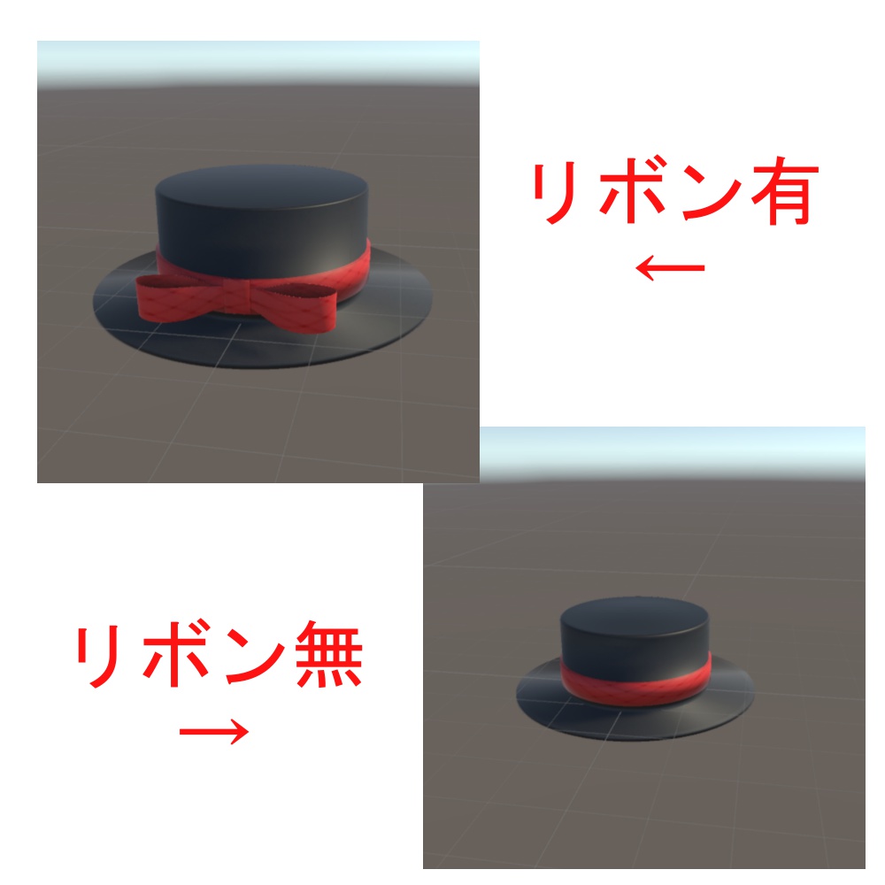 【3DCG】シルクハット