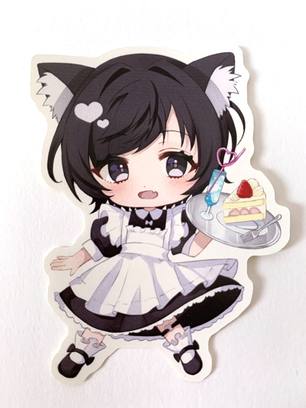 ねこちゃん＊ダイカットシール
