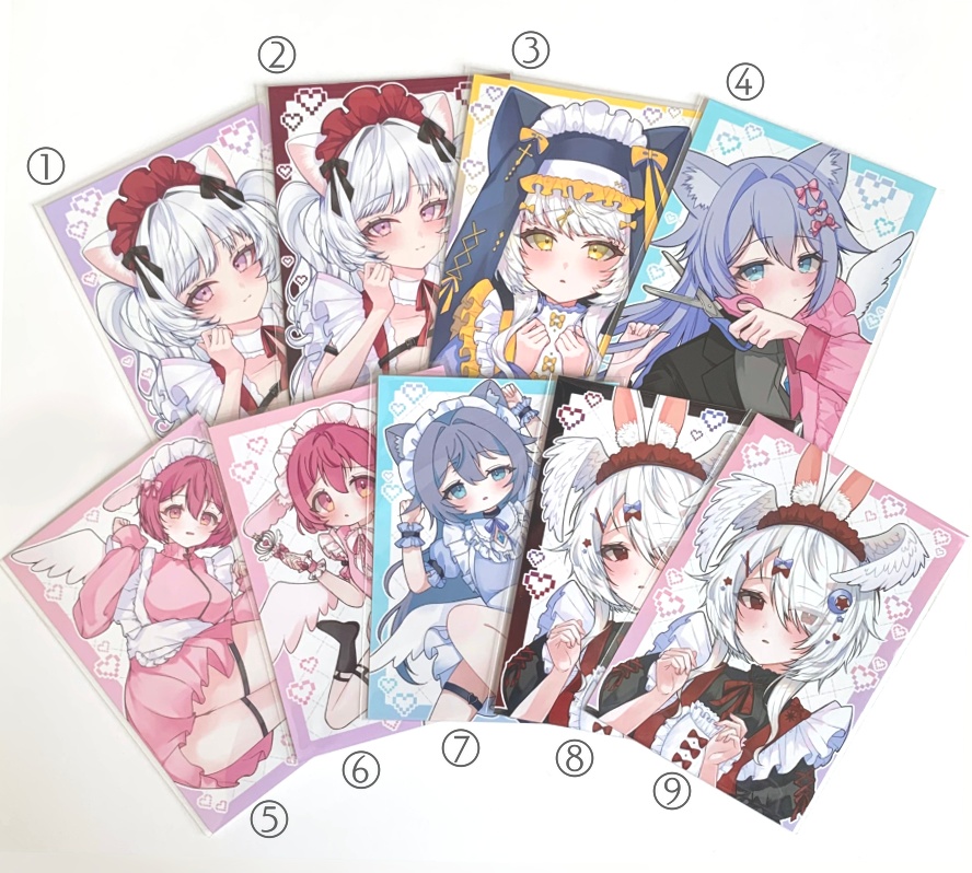 2L判★イラストカード