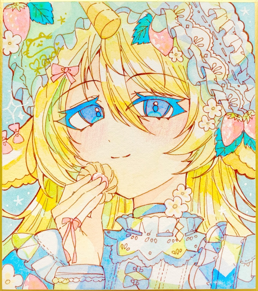 【原画色紙】ゆにちゃん