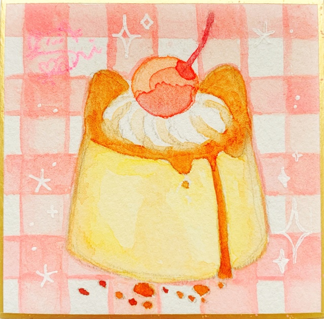 【原画色紙】プリン