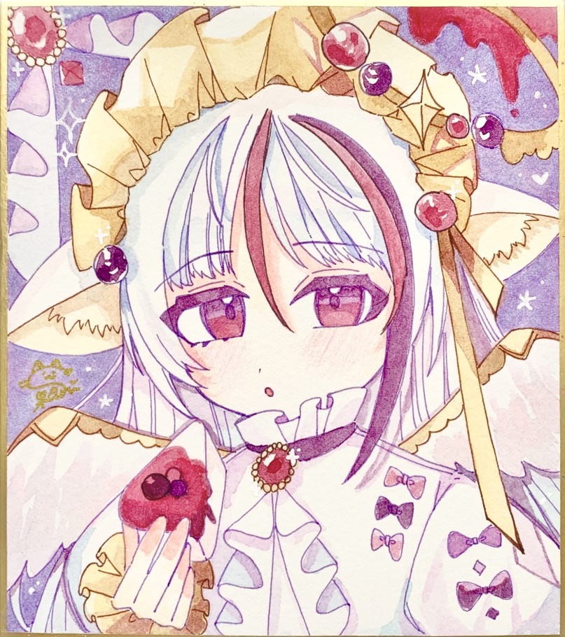 【原画色紙】レアチーズケーキちゃん