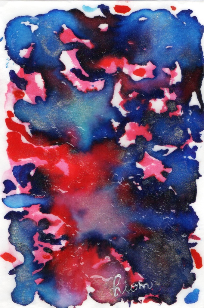 抽象画『frustration』