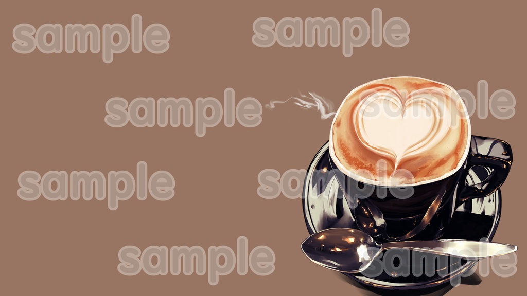 PC用壁紙 カフェラテ