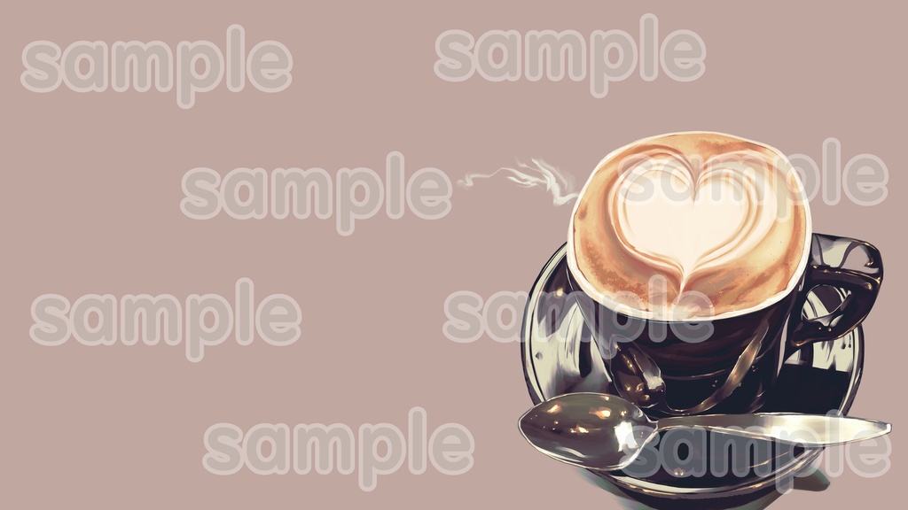 PC用壁紙 カフェラテ