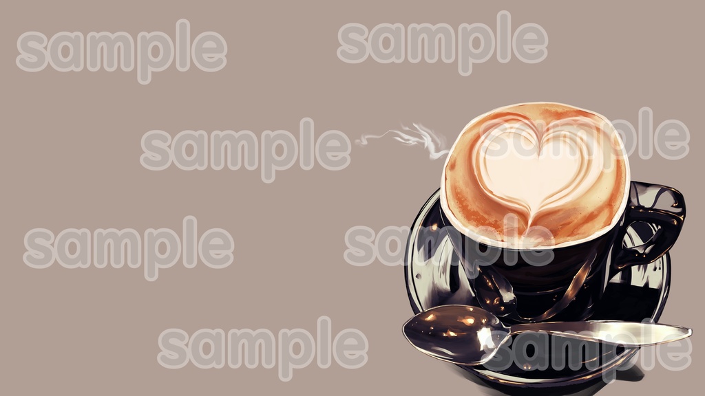 PC用壁紙 カフェラテ