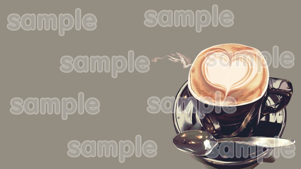 PC用壁紙 カフェラテ