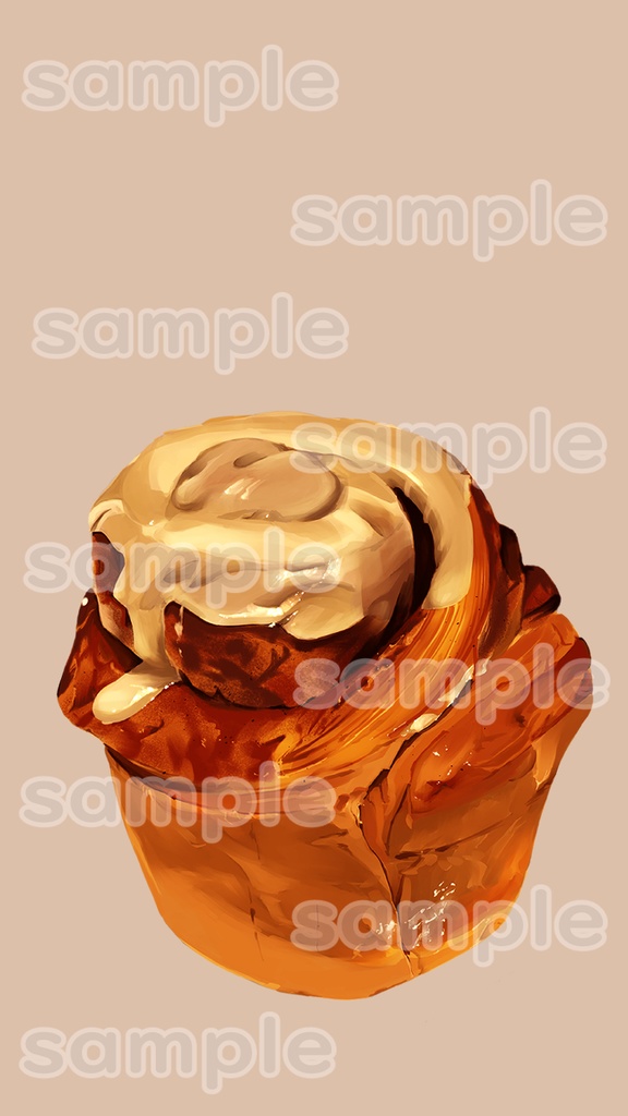 スマホ壁紙　シナモンロール