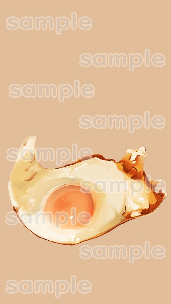 スマホ壁紙 目玉焼き