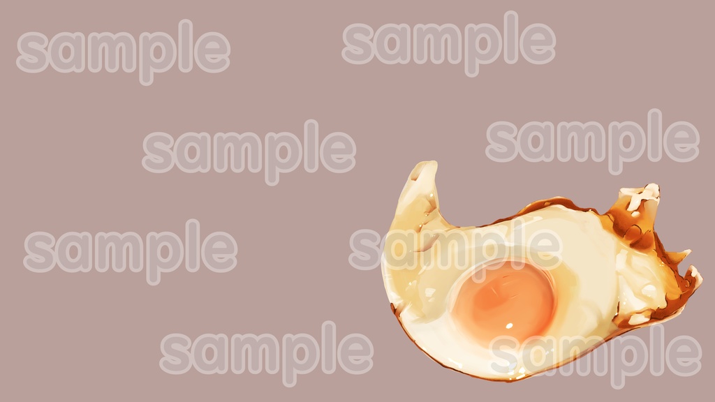 PC壁紙 目玉焼き