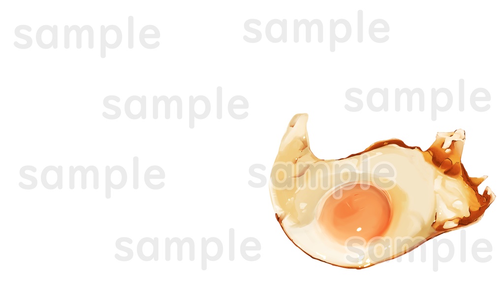 PC壁紙 目玉焼き