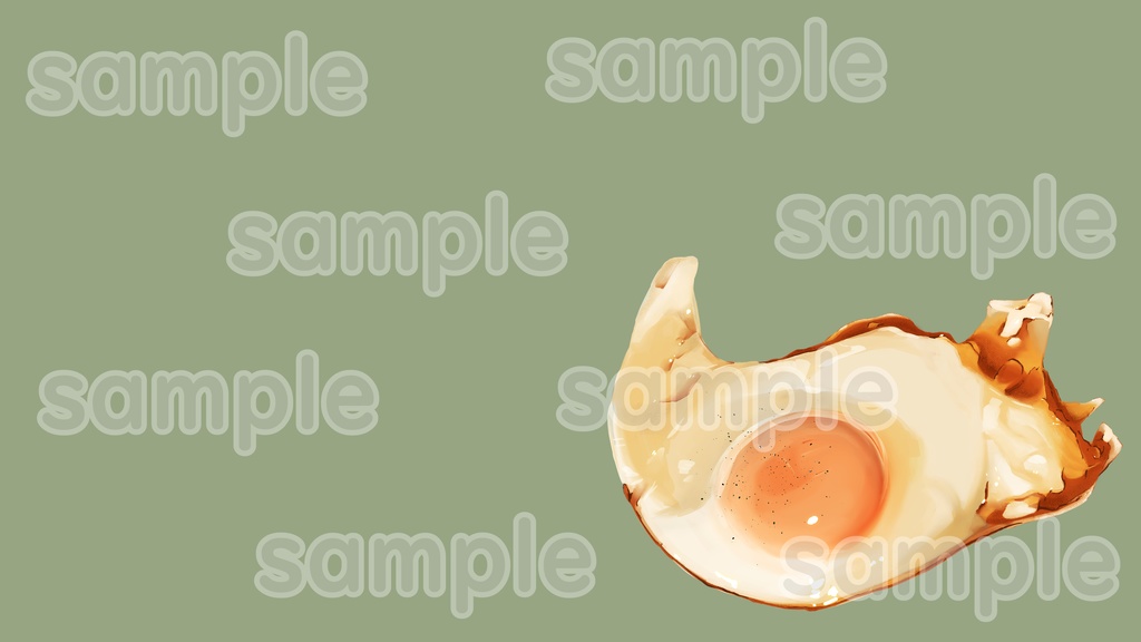 PC壁紙 目玉焼き