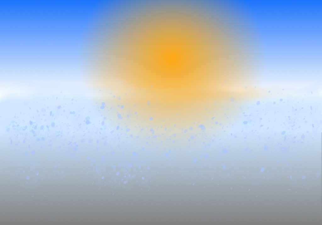 早朝の海　The early morning sea