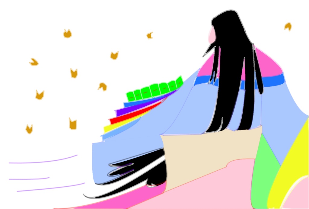 平安時代の貴族　The noblewoman in Heian period　