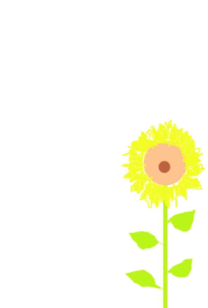 ひまわり　The sunflower
