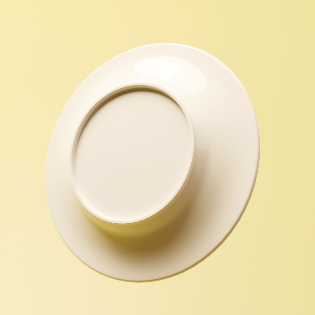 【無料配布】チョコケーキとティーカップ&ソーサーセット