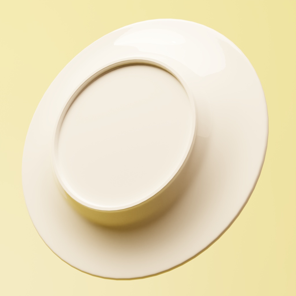 【無料配布】チョコケーキとティーカップ&ソーサーセット