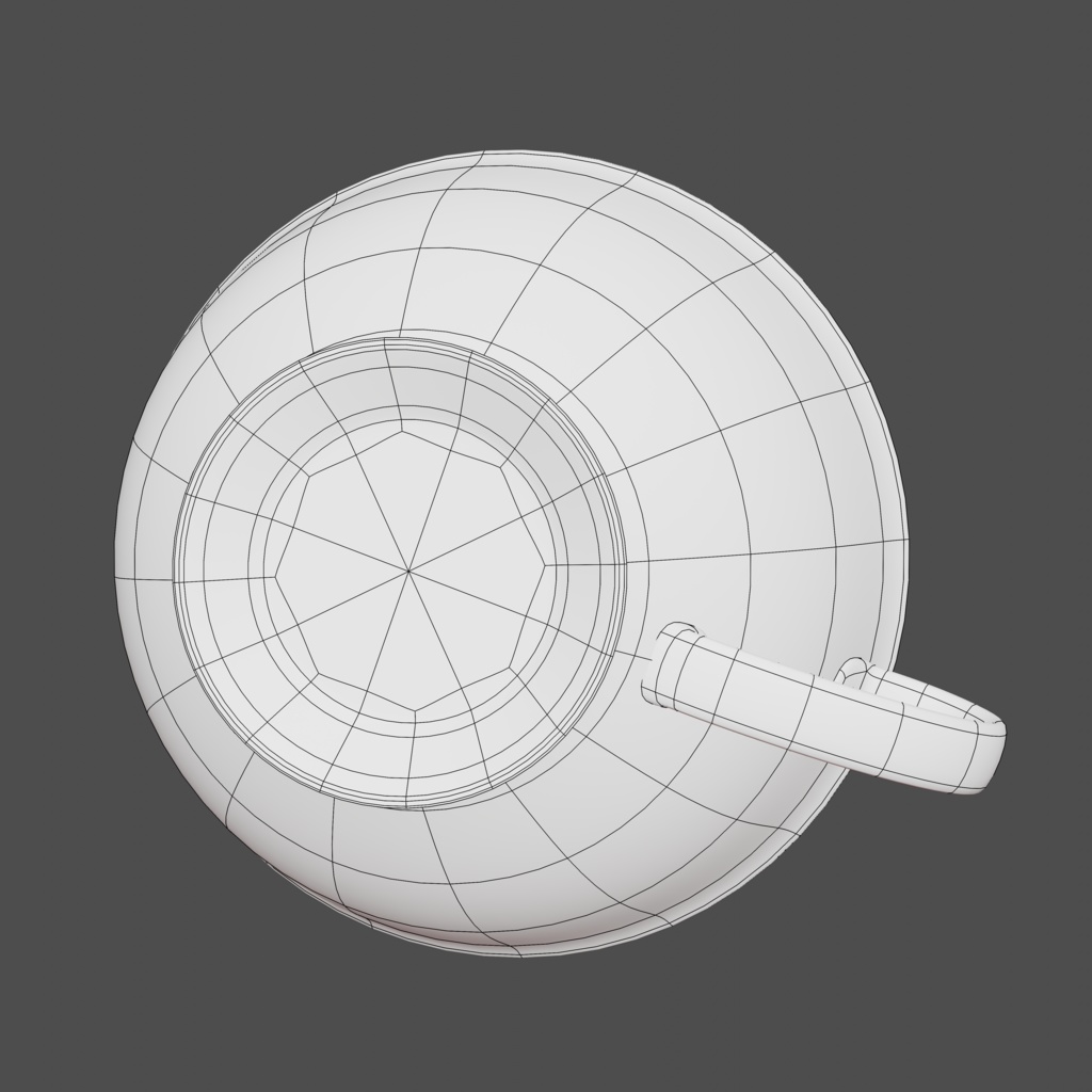 【無料配布】チョコケーキとティーカップ&ソーサーセット