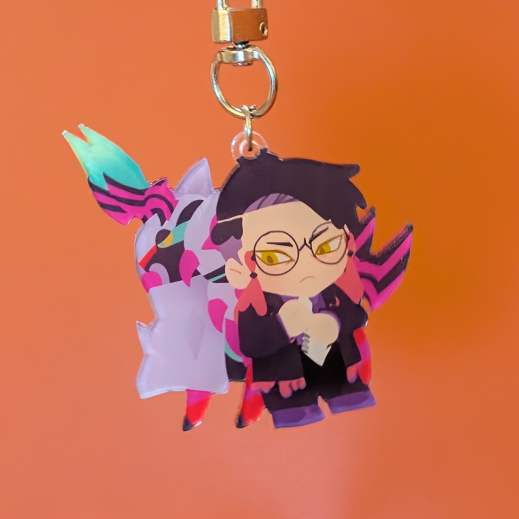 カラスバ　アクリルキーホルダー