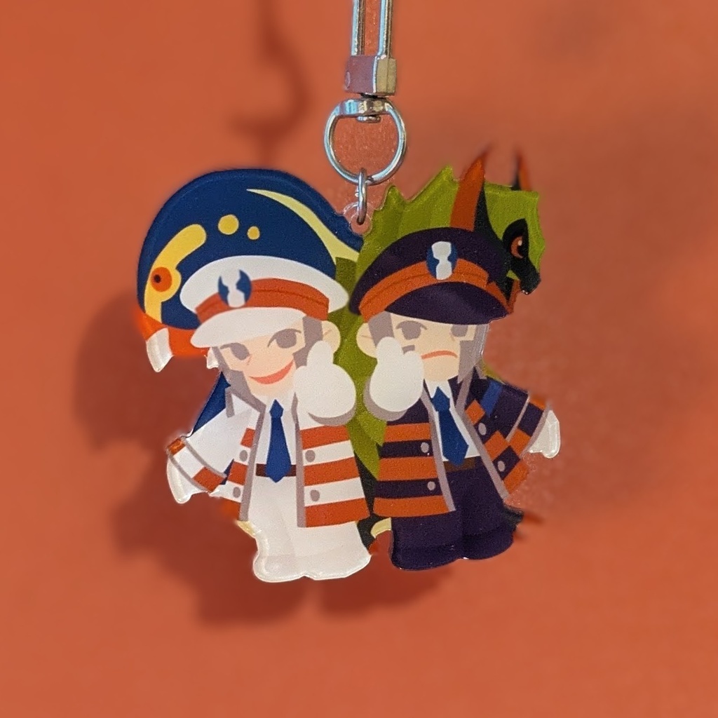 サブウェイマスターくだりとノボリ　アクリルキーホルダー