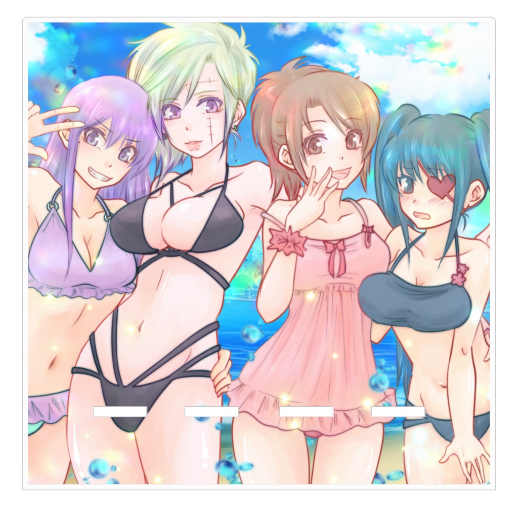 DP水着アクリルスマホスタンド