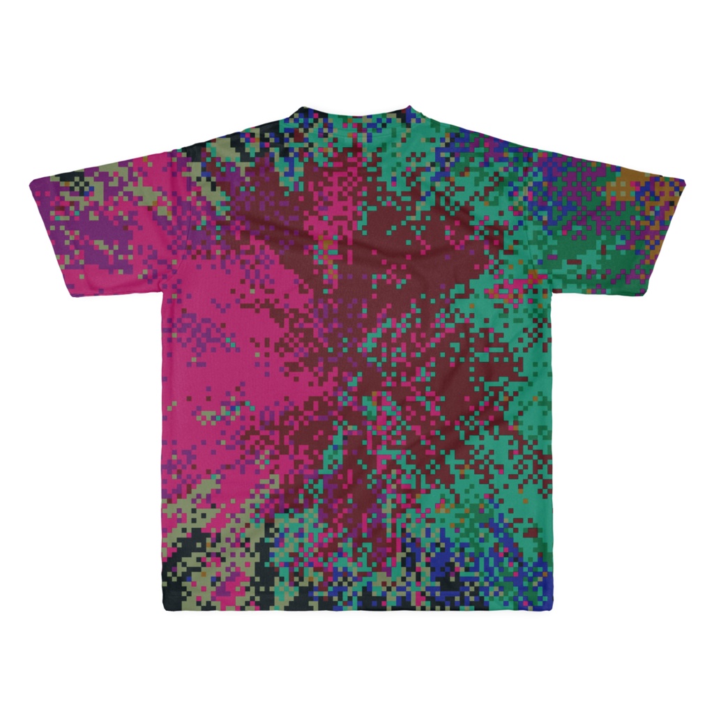 T-shirt "魔印 8-bit EXPLOSION REVERSE" フルグラフィック VC